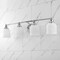 Jonathan Y Lydia 33.25" 4-Light Farmhouse Cottage Metal LED Vanity Light with Frosted Glass Shades, Chrome JYL7552A - alternate 10
