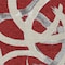 Homeroots 9' X 12' Red Beige And Gray Abstract Washable Indoor Outdoor Area Rug 599164 - alternate 8