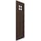 Ekena Millwork True Fit PVC San Antonio Mission Style Fixed Mount Shutters, Raisin Brown, 18W x 44H, PR TFP001ST18X044TB - alternate 7