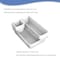Lavish Home 8PC Drawer Organizer Set Space-Saver Plastic Compartment Trays for Kitchen, Bedroom, Office, White 83-125 - alternate 3