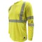 Reflective Apparel ANSI Type R Class 3 Dual-Certified AR/FR Long Sleeve T-Shirt, 16 cal/cm2 205FRGS-LM-2X - alternate 3