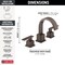 Delta Vero Two Handle Widespread Bathroom Faucet 3553LF-RB - alternate 6