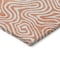 Homeroots 3' X 5' Salmon And Ivory Abstract Washable Indoor Outdoor Area Rug 599754 - alternate 9