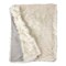 Homeroots 50" x 60" Royal White Long Hair Faux Fur Throw 475690 - alternate 1