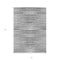Homeroots 3' X 5' Silver Gray And Charcoal Striped Washable Indoor Outdoor Area Rug 577998 - alternate 8