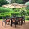Leisuremod Chelsea Aluminum Outdoor Dining Table With 8 Chairs and Cushions, Orange CC20-T63BL-OR6 - alternate 8