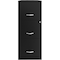 Nusparc 3-Drawer Vertical File Cabinet, 14.2" x 18" x35.5", Black NPRVF318FFBK - alternate 2