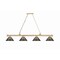 Z-Lite Cordon Heritage Brass 4 Light Billiard 2306-4HBR-ARS - alternate 5
