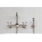 Kingston Brass Two-Handle Wall Mount Bridge Kitchen Faucet with Brass Sprayer, Brushed Nickel KS2448AXBS - alternate 5