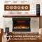 Edendirect 42 in. 5120BTU Wall Mount Electric Fireplace, 750W/1500W, Heat 400 sq. ft, Blower Heat, Remote ZR-TS42ZS - alternate 7