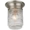 Boston Harbor HV-66919-BN Porch Light Fixture, 60, 13 W, CFL Lamp, Jelly Jar Bulb HV-66919-BN - alternate 1