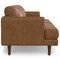 Homeroots 90" Brown Leather Sofa 640992 - alternate 6