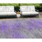 Homeroots 9' X 12' Purple Gray And Charcoal Abstract Washable Indoor Outdoor Area Rug 587174 - alternate 1