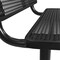Leisure Craft Leisure Craft 6 FT Outdoor Bench with Back, Portable, Black B6WBP-BLACK - alternate 7