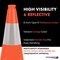 Traffic Kontrol 18in Traffic Safety Cone, 3Lbs, Orange, 6in Hi Intensity Reflective Collars, Bulk Pallet, 200PK TKTC-18-3-OR-1C-200 - alternate 5