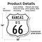 Signmission Kansas Route Marker Shield Sign Us 66, 18 Inch X 18 Inch, Plastic Sign SHI-P-18-384 - alternate 4