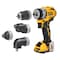 Dewalt Cordless Drill, 3/8 in, 12V DC DCD703F1 - alternate 9