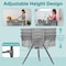 Serenelife Foldable Dog Bath Tub with Adjustable Height, 360 degrees Access, Drain Hose & Storage Pockets SLPTUBG40 - alternate 4