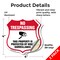 Signmission No Trespassing Shield Sign This Property, 4 inch X 4 inch, Vinyl Decal, 2PK SHI-D-2PACK-4-424 - alternate 3