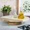 Laurie Gates 16 Inch Lazy Susan in Natural Wood and White Marble 113920.01 - alternate 4