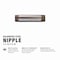 Southland 1/2-in x 8-in Galvanized Steel Schedule 40 Nipple 563-080HN - alternate 3