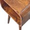 Homeroots 20" Brown Solid Wood Square Nightstand 651482 - alternate 8