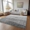 Homeroots 8' X 10' Gray Silver And Charcoal Ombre Washable Indoor Outdoor Area Rug 581807 - alternate 5