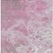 Homeroots 10' X 14' Pink And Ivory Abstract Washable Indoor Outdoor Area Rug 618315 - alternate 6