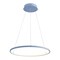 Jonathan Y Brice 23.75" Modern Contemporary Metal Round Dimmable Integrated LED Pendant, Blue JYL7203D - alternate 1