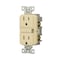 Eaton Wiring Devices Eaton GFCI Receptacle, 125 V, 15 A, NEMA: NEMA 5-15R, Back, Side Wiring, Ivory GF15V - alternate 6