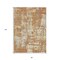 Homeroots 8' X 10' Copper Gold And Ivory Abstract Washable Indoor Outdoor Area Rug 597953 - alternate 6