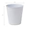 Happimess Riley Modern Classic Hammered Steel Accent 2-Gallon Wastebasket, Matte White HPM1111D - alternate 5