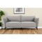 Homeroots 91" Gray Sofa With Black Legs 480923 - alternate 4