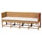Bali & Pari Seranay Bohemian Scallop Light Honey Rattan 2-Piece Dining Nook Set 255-14135-14136-ZORO - alternate 9
