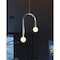Afx Colette 12in LED Pendant - Polished Chrome COEP12LAJUDPC - alternate 4