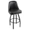 Holland Bar Stool Co Logo Grizzly Florida State Script 30 in. Swivel Bar Stool with Black Wrinkle Finish L048 - alternate 4