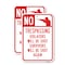 Signmission No Trespassing Violators Will Be Shot Survivors Wi, 18'' X 24'' 2 Signs, Heavy Gauge Aluminum, 2PK A-1824-2PACK-24915 - alternate 1