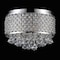 Jonathan Y Evelyn 14.7" 3-Light Crystal Drops/Metal LED Flush Mount, Chrome JYL6145A - alternate 10