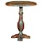 Homeroots 36" Brown Rounded Solid Wood Pedestal Base Dining Table 488597 - alternate 1