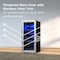 Tcl 1.8 Cu. Ft. 18-Bottle Wine Cooler, Low Noise, Digital Controls, LED Light, Glass Door, Stainless TRW18F6AS - alternate 6
