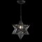 Jonathan Y Stella 12" Moravian Star Metal/Clear Glass LED Pendant, Oil Rubbed Bronze/Clear JYL9035C - alternate 13