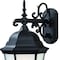 Homeroots Matte Black Domed Hanging Lantern Wall Light 399226 - alternate 5