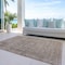 Homeroots 3' X 5' Brown And Beige Abstract Washable Indoor Outdoor Area Rug 615992 - alternate 7
