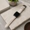 Elegani Leather Band Compatible with Apple Watch 40mm, White, Silver, Black, Rose Gold, Yellow Gold Buckle QRPLLS-WHT-40 - alternate 4