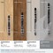 Amerock Carrione 6-5/16 inch 160mm Center-to-Center Marble Black/Polished Chrome Cabinet Pull BP36650MBK26 - alternate 3