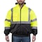 Game Workwear Men's Hi-Vis Bomber Jacket, 100% Polyester 300 Denier Oxford, Hi Vis Lime, L 1320E - alternate 3