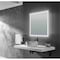 Anzzi Mars 32 in. x 30 in. Frameless Rectangular LED Bathroom Mirror with Defogger in Silver BA-LMDFX008AL - alternate 3
