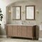 James Martin Vanities Kinnsden 72" Double Vanity, Weathered Oak w/ 3 CM Ethereal Noctis Silestone Top D680-V72-WTO-3ENC - alternate 10