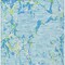 Homeroots 8' X 10' Sky Blue Green And Ivory Striped Washable Indoor Outdoor Area Rug 600927 - alternate 6