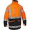 Bisley ANSI Type R Class 3 Ripstop 5-in-1 Jacket with Class 2 Zip-Out Inner Jacket 333M6375H-OR/2XL - alternate 1